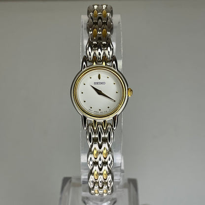 Reloj joya SEIKO 1N00-1H20 Mujer Bicolor Octubre 1991 ÚNICO