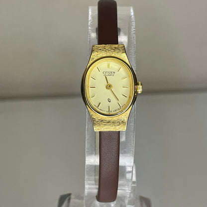 Reloj joya Citizen Quartz Impecable Vintage Años 80 Ultracompacto 18,1 mm