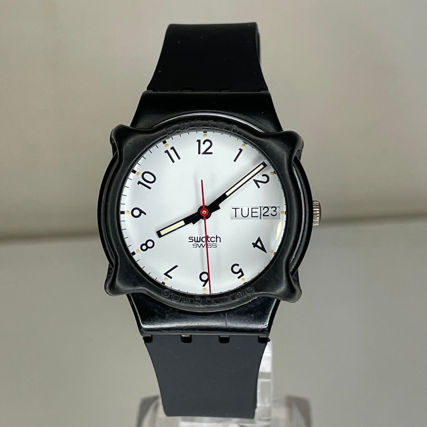 Reloj Swatch Once Again 1986 Day-Date 35 mm Swiss Pulsera Nueva