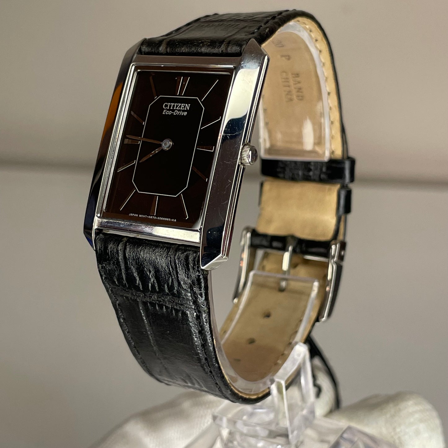 Citizen Stiletto Eco-Drive Hombre Sapphire Año 2007 Ultradelgado SOLAR