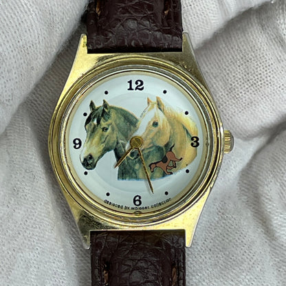 Reloj Valdawn Horse Collection Swiss Movt. Mujer Segundero de Disco 1991