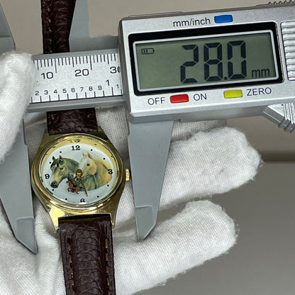 Reloj Valdawn Horse Collection Swiss Movt. Mujer Segundero de Disco 1991