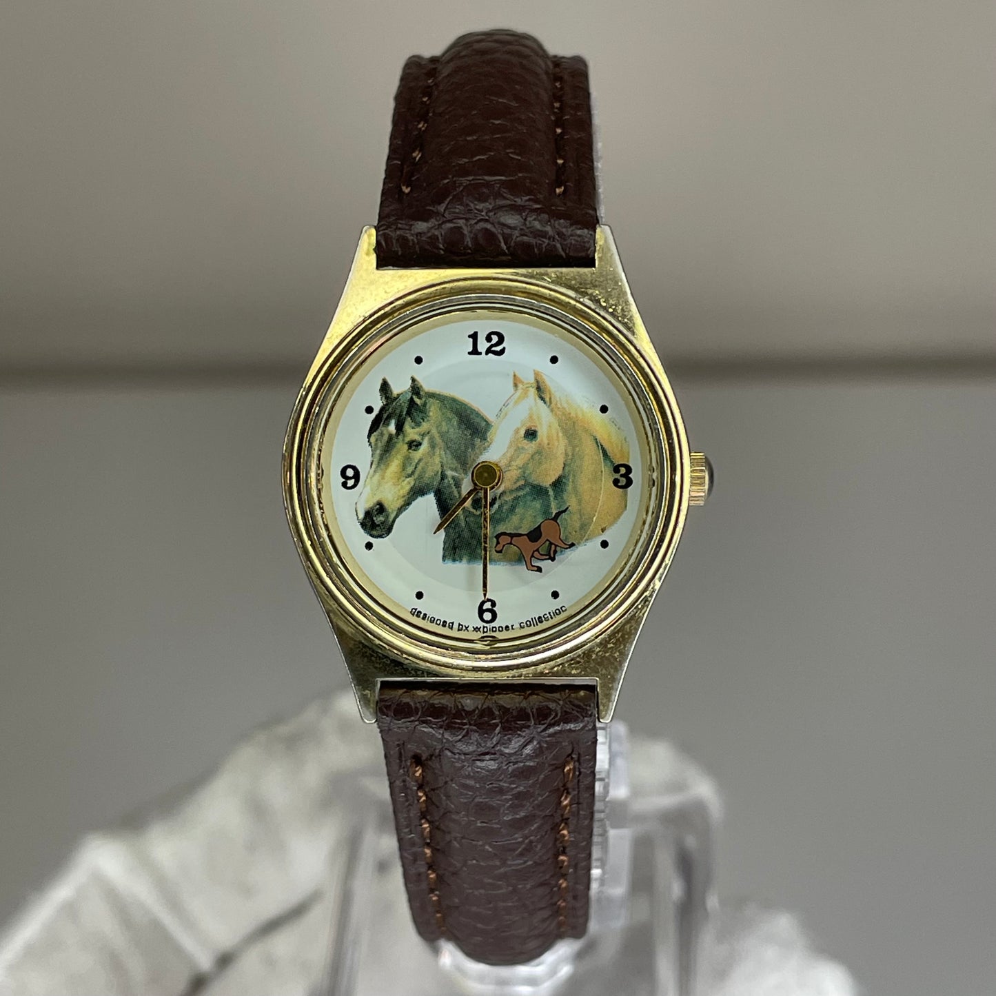 Reloj Valdawn Horse Collection Swiss Movt. Mujer Segundero de Disco 1991