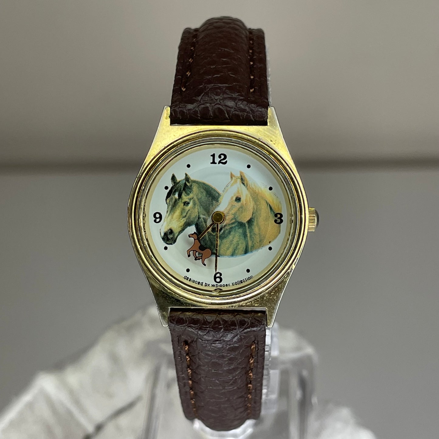 Reloj Valdawn Horse Collection Swiss Movt. Mujer Segundero de Disco 1991