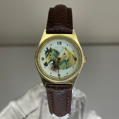 Reloj Valdawn Horse Collection Swiss Movt. Mujer Segundero de Disco 1991