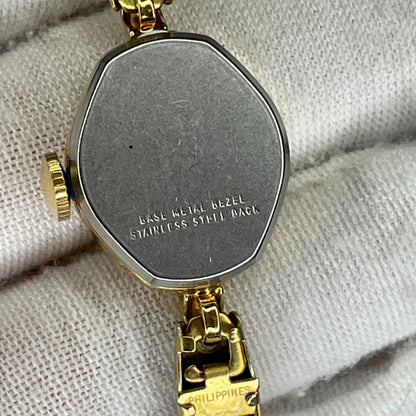 Reloj Timex Cavatina A Cuerda Oval Champagne NOS Año 1968 Mujer 19,2 mm Impecable