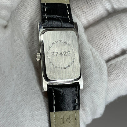 Reloj CATO Quartz Tank Rectangular 2005 | Cristal Biselado y Esfera Satinada