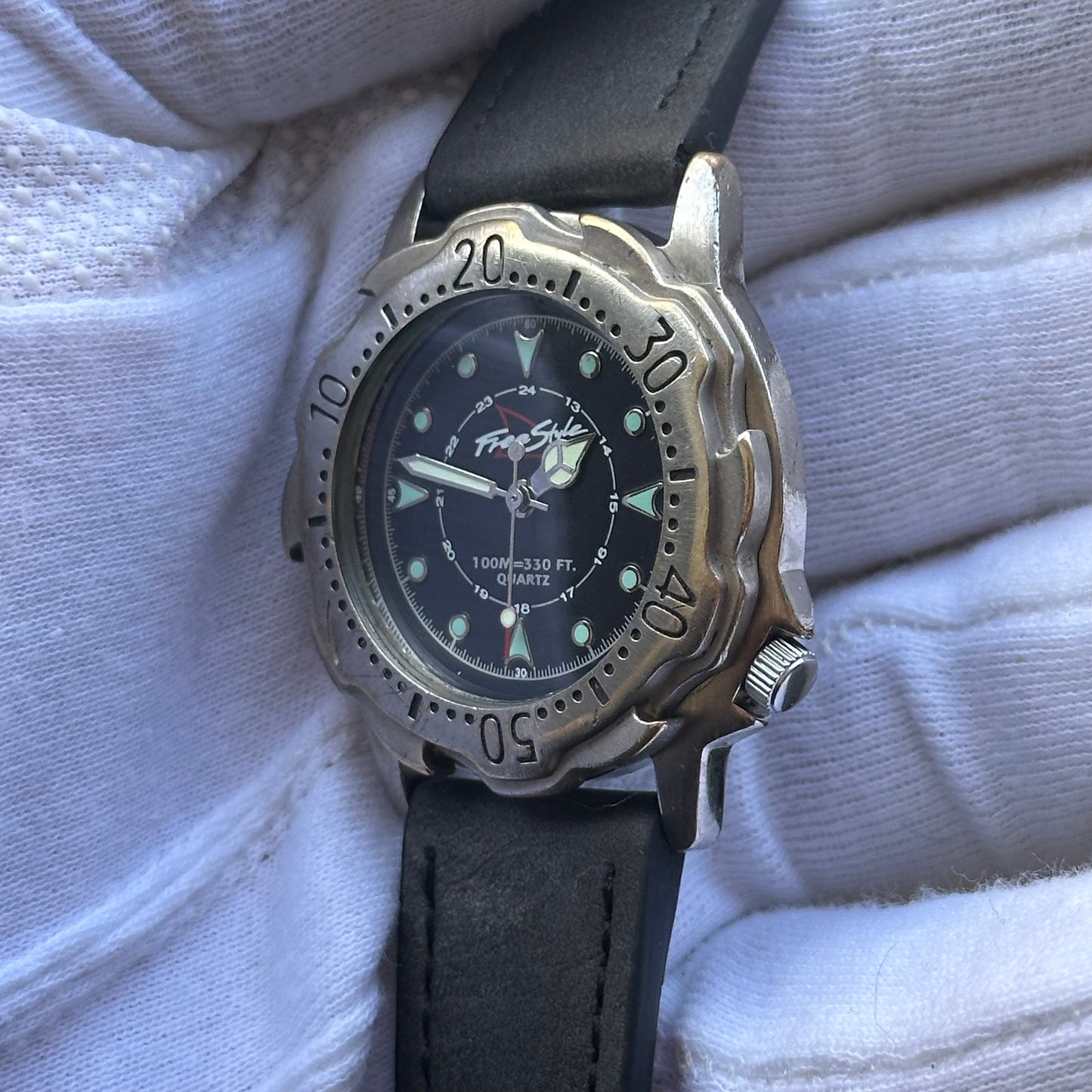 Reloj Freestyle Hombre Años 90´s Diver Surf Azul Escaso