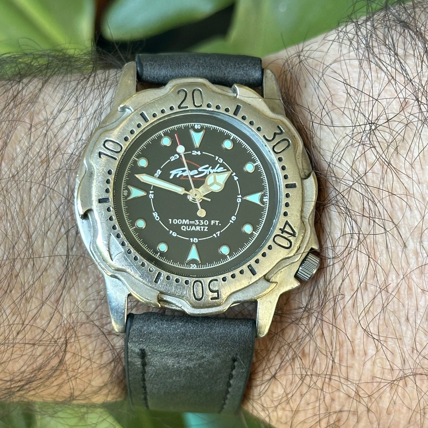 Reloj Freestyle Hombre Años 90´s Diver Surf Azul Escaso