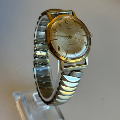 Reloj Timex Hombre A Cuerda Años 70 Dorado Funciona Perfecto único