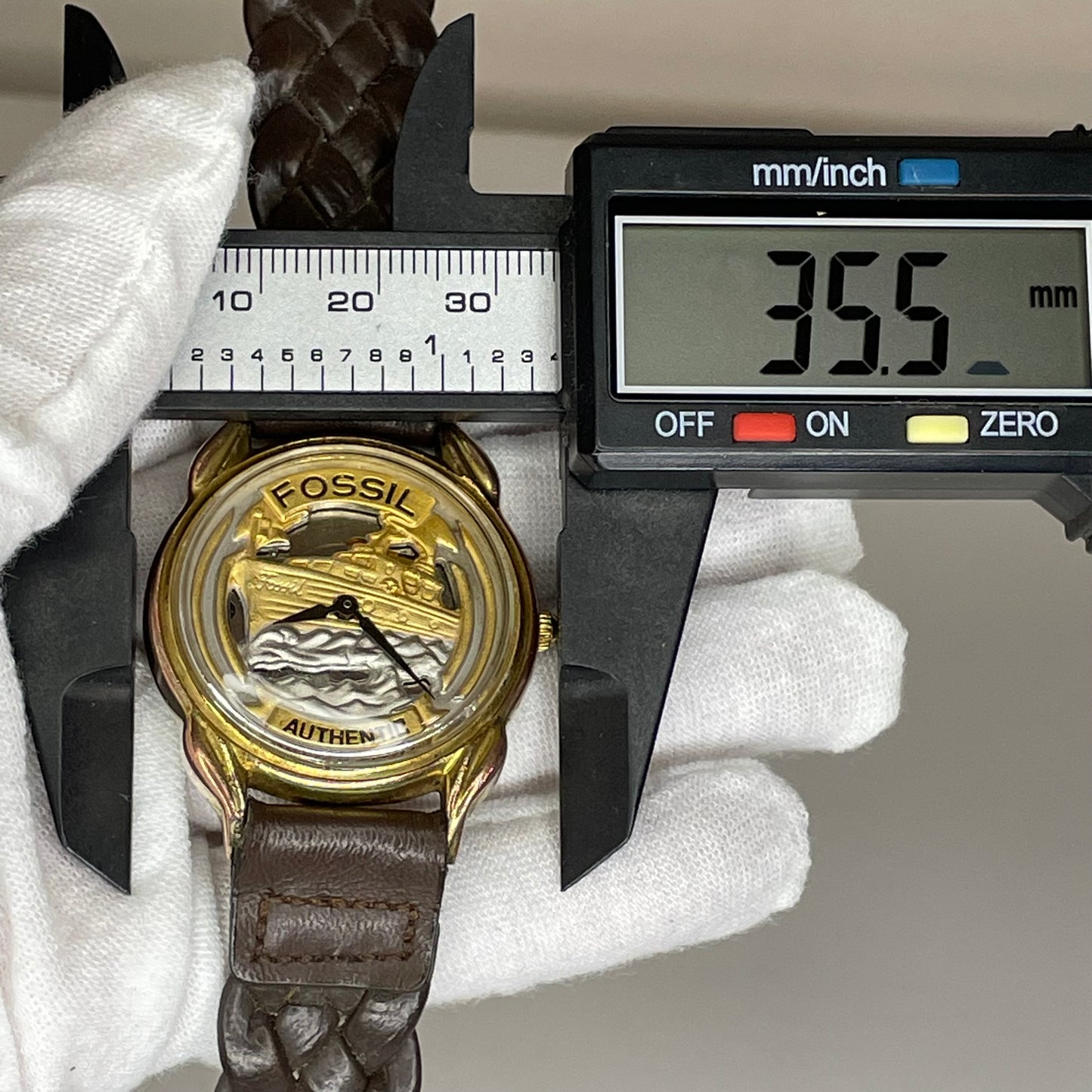 Reloj Floating Fossil SK-5070 Edición Limitada Año 1992 / Unidad núm. 1.367 de 10 mil