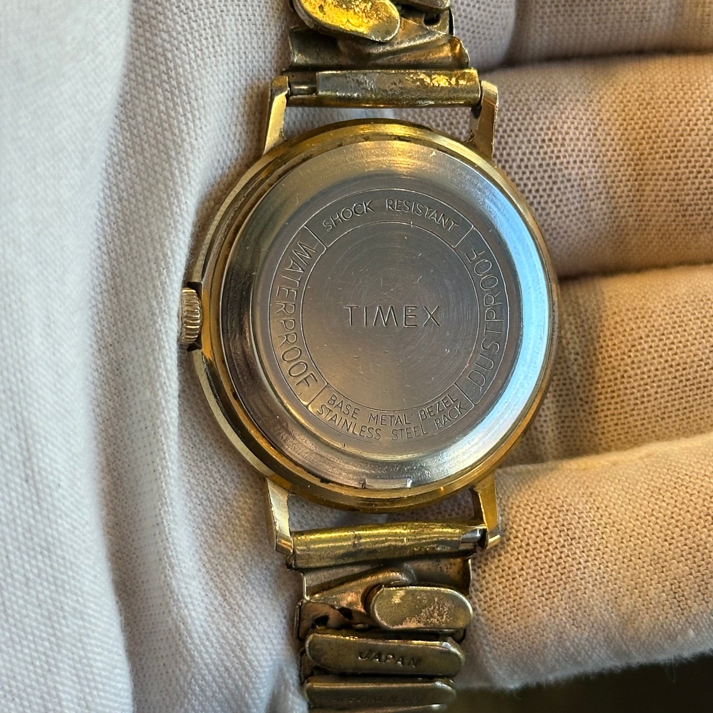 Reloj Timex Hombre A Cuerda Años 70 Dorado Funciona Perfecto único