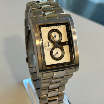 Reloj Ted Baker Hombre TE3020 Cronógrafo Estilo británico Año 2005