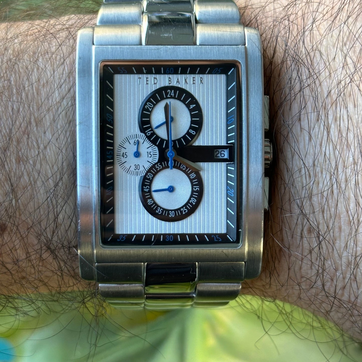 Reloj Ted Baker Hombre TE3020 Cronógrafo Estilo británico Año 2005