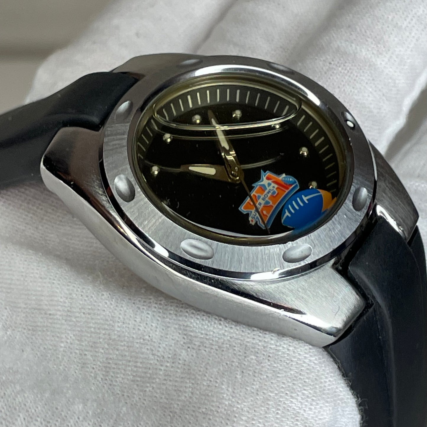 Reloj Fossil Super Bowl XLI Liquid Filled "Floating Football" | NOS | Año 2007