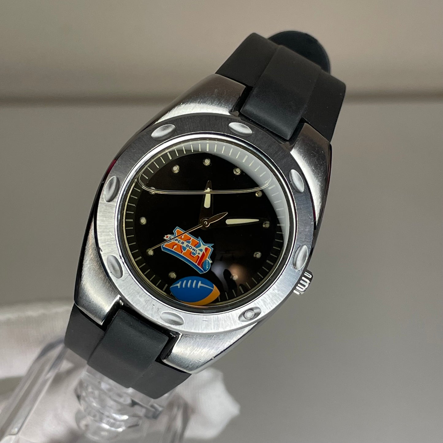 Reloj Fossil Super Bowl XLI Liquid Filled "Floating Football" | NOS | Año 2007