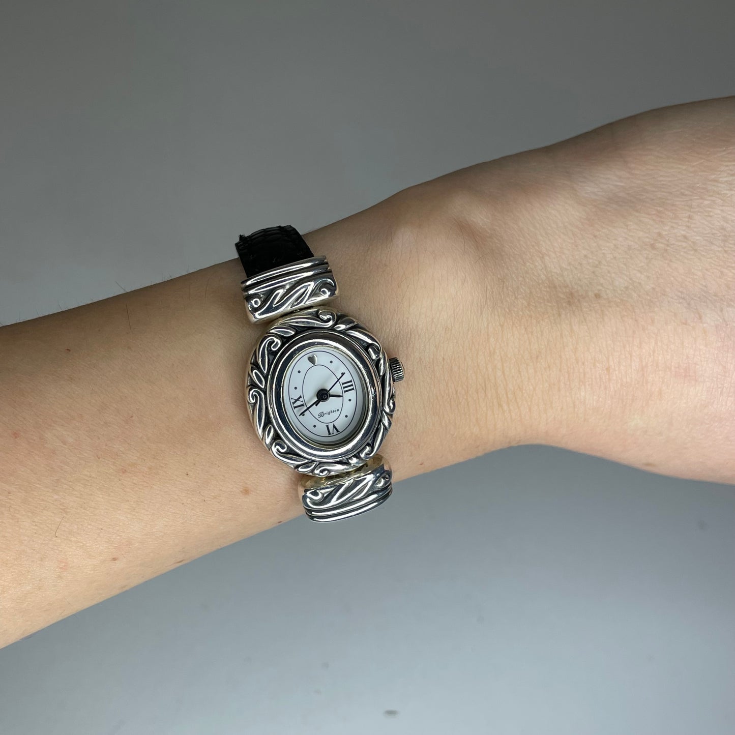 Reloj joya Brighton Paris Año 2000 Art Nouveau Pulsera Reversible | Japan Mov.