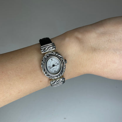 Reloj joya Brighton Paris Año 2000 Art Nouveau Pulsera Reversible | Japan Mov.