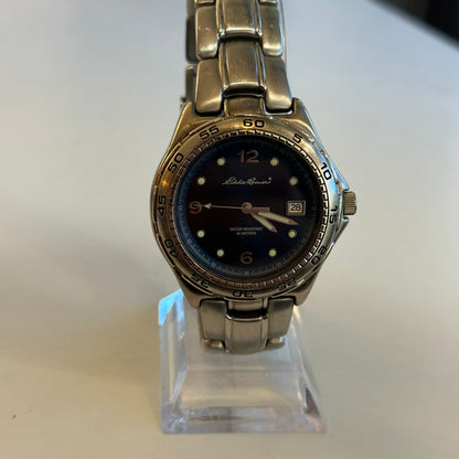 Reloj Eddie Bauer Hombre Año 1998 Acero Azul 42mm