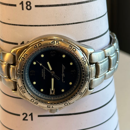 Reloj Eddie Bauer Hombre Año 1998 Acero Azul 42mm