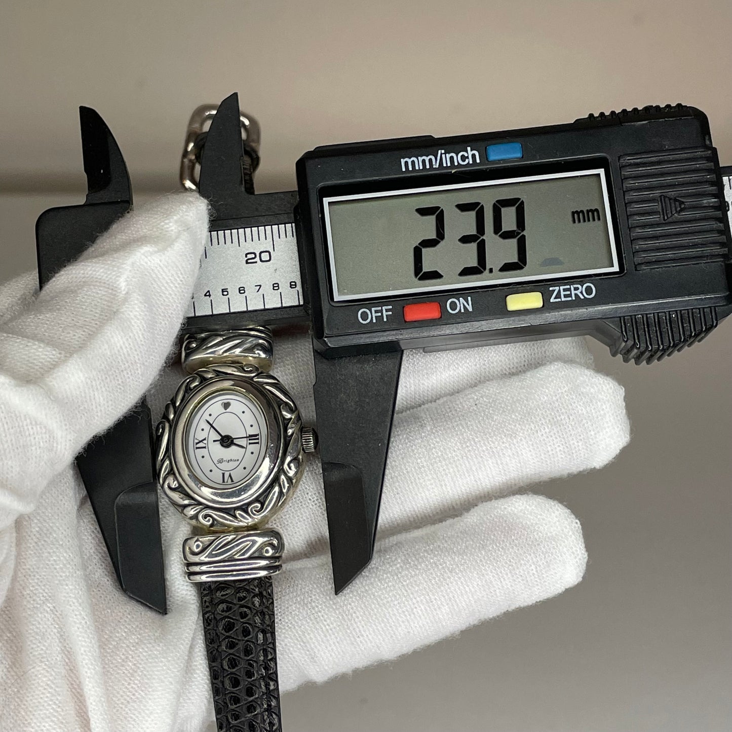 Reloj joya Brighton Paris Año 2000 Art Nouveau Pulsera Reversible | Japan Mov.