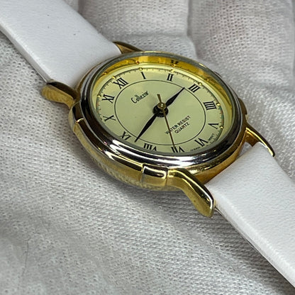 Reloj Vintage Collezio Quartz Japón 26,4 mm Roman Dial – Clásico Noventero