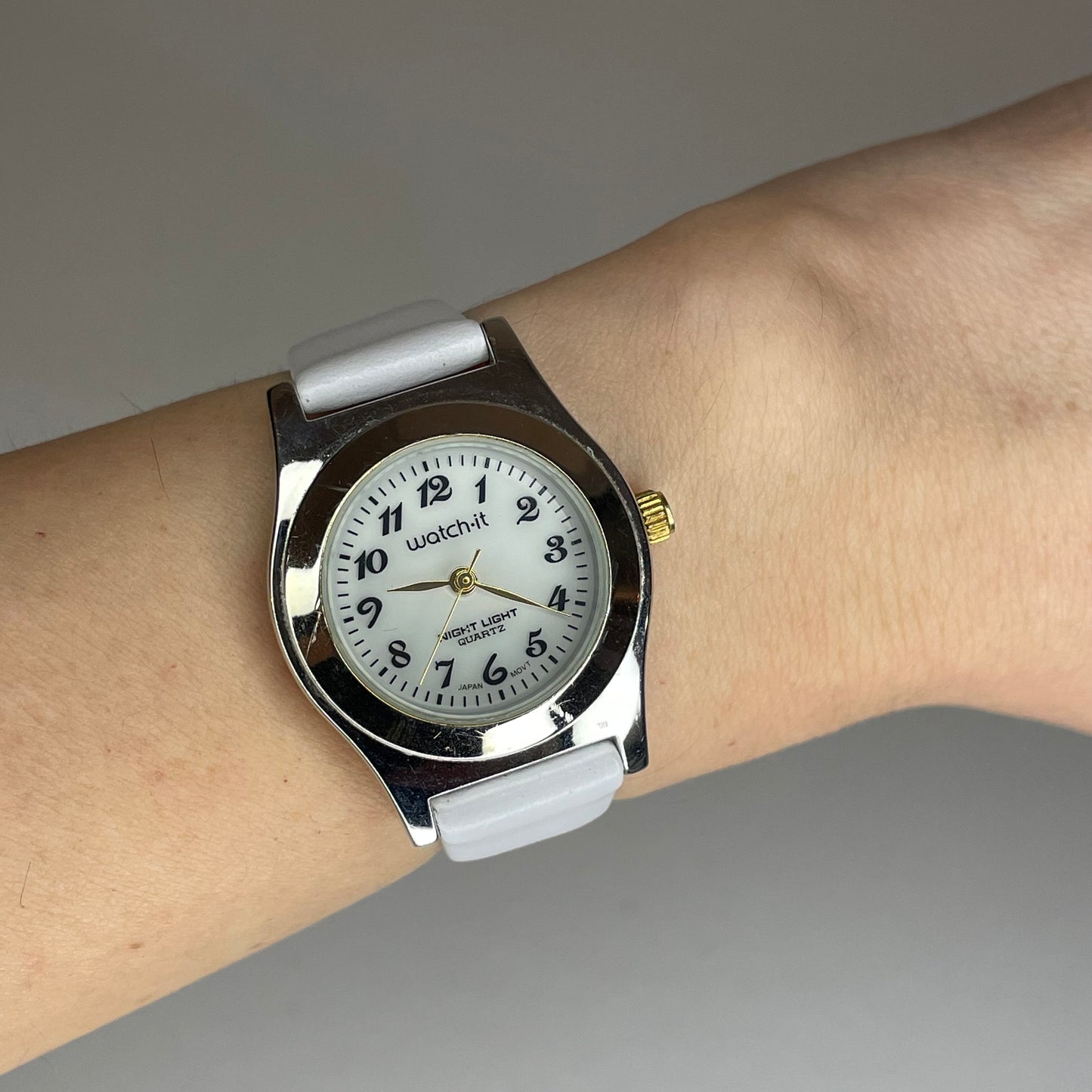 Reloj Watch-It Advance Night Light Mujer 1998 | Iluminación azul | Japan Mov.