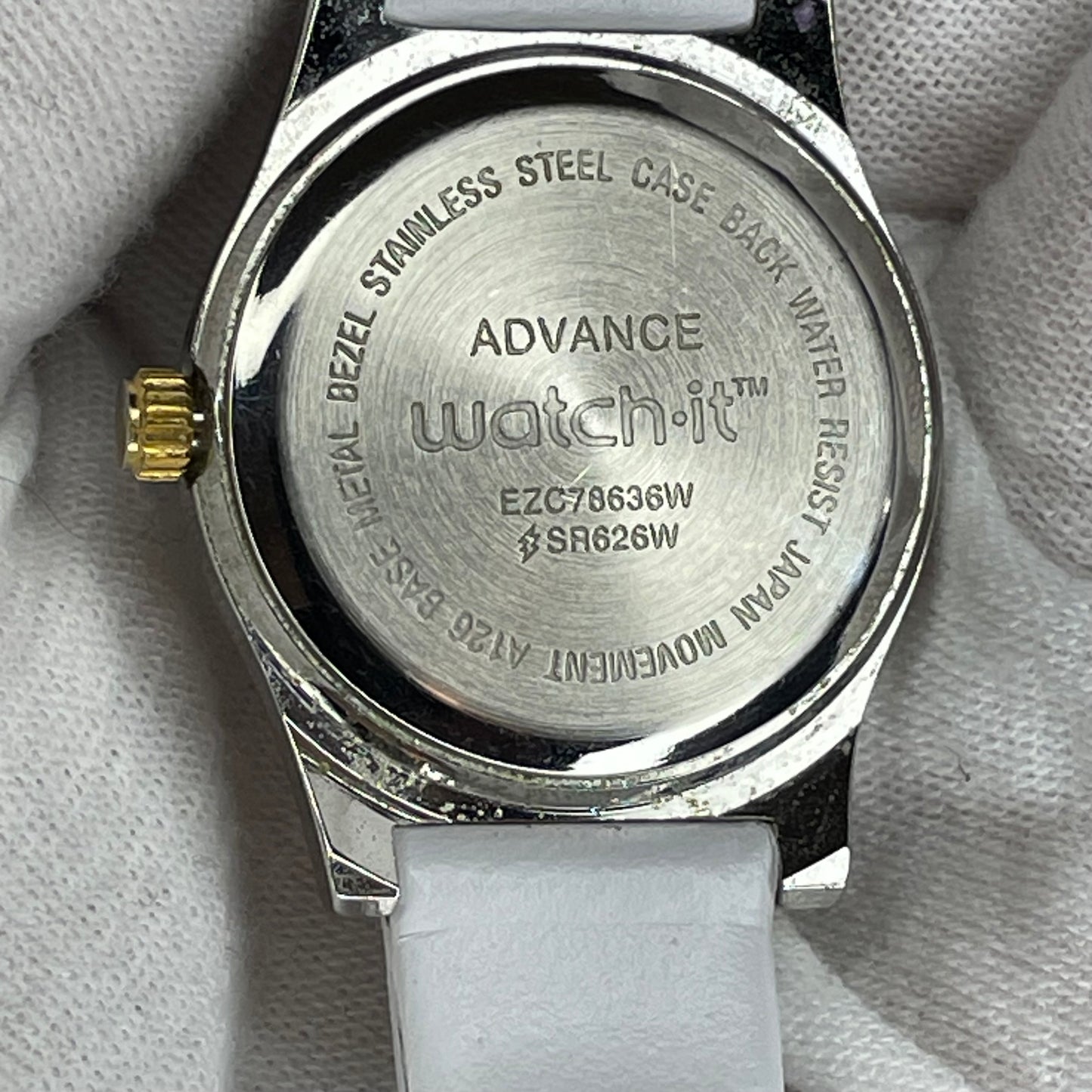 Reloj Watch-It Advance Night Light Mujer 1998 | Iluminación azul | Japan Mov.