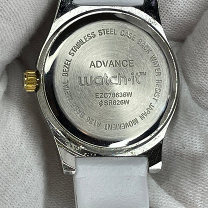 Reloj Watch-It Advance Night Light Mujer 1998 | Iluminación azul | Japan Mov.