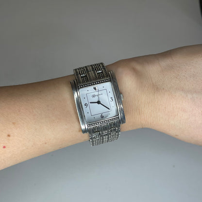 Reloj Joya de Diseño Brighton Napa Año 2005 Japan Mov. Rectangular 27 mm