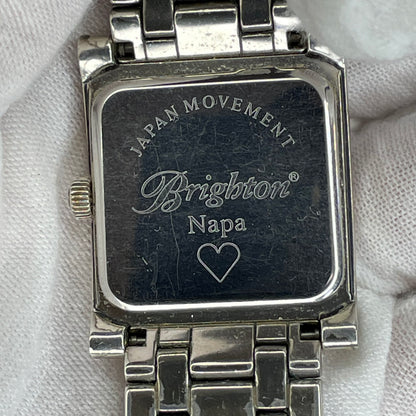 Reloj Joya de Diseño Brighton Napa Año 2005 Japan Mov. Rectangular 27 mm
