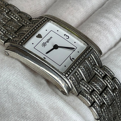 Reloj Joya de Diseño Brighton Napa Año 2005 Japan Mov. Rectangular 27 mm