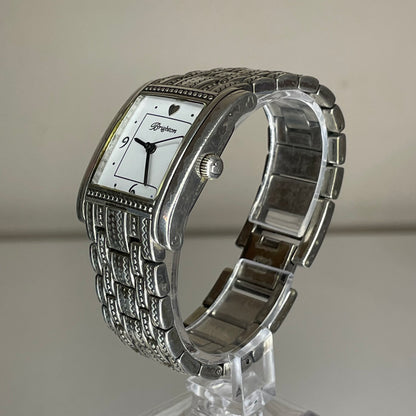 Reloj Joya de Diseño Brighton Napa Año 2005 Japan Mov. Rectangular 27 mm