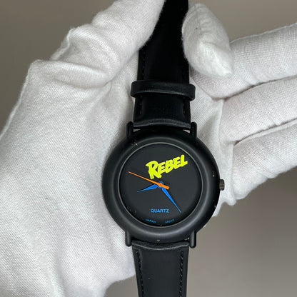 Reloj REBEL Japan Movt 41 mm Hombre Diseño Noventero MUY ESCASO 1992