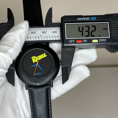 Reloj REBEL Japan Movt 41 mm Hombre Diseño Noventero MUY ESCASO 1992