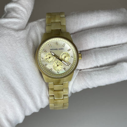 Reloj Michael Kors Mujer MK5039 Multifunción Madreperla y resina efecto horn 2011