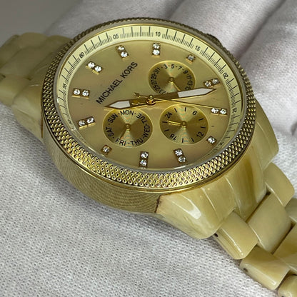Reloj Michael Kors Mujer MK5039 Multifunción Madreperla y resina efecto horn 2011
