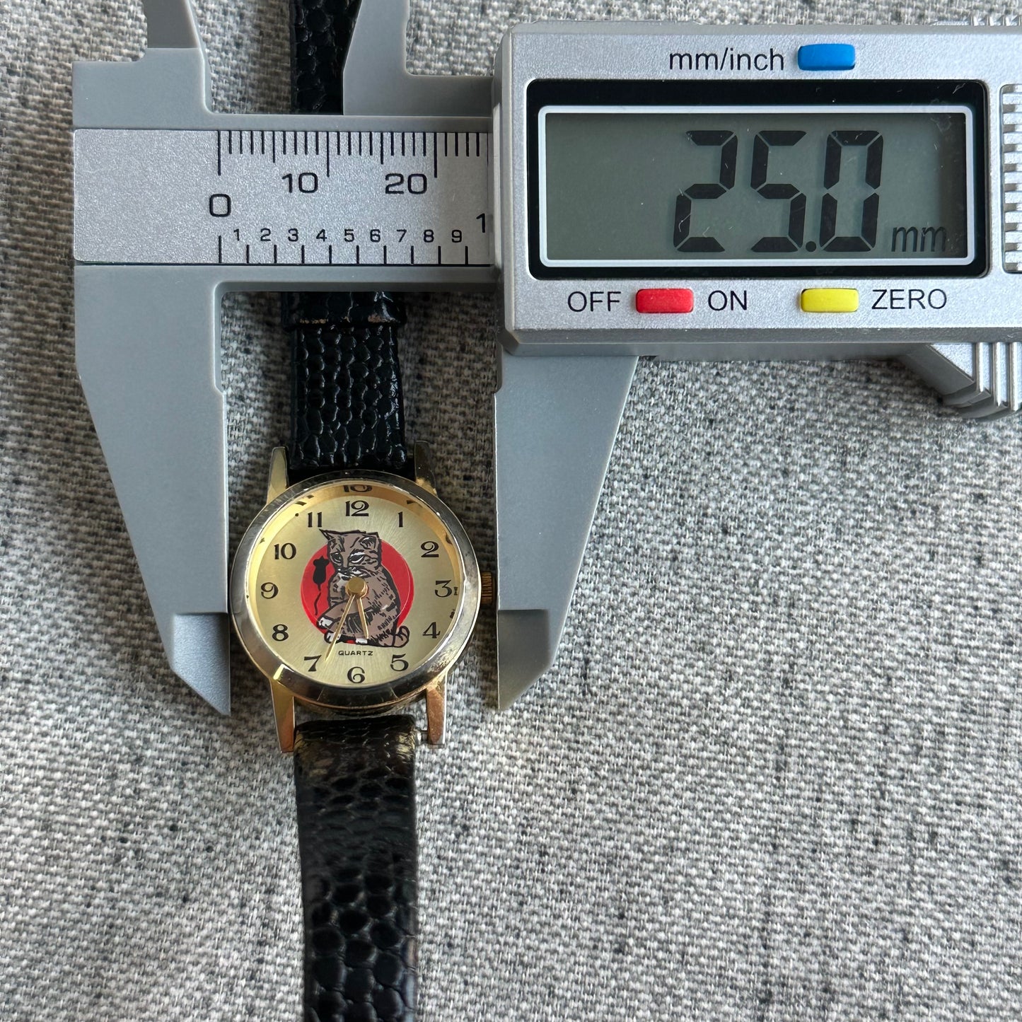 Reloj Vintage Mujer Gato-Ratón 1987 Pieza de colección 25mm Speidel