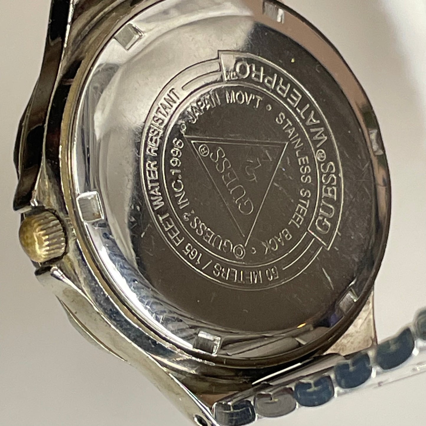 Reloj Guess Waterpro Multifunción Day-Date 1996 Moonphase Style 35mm
