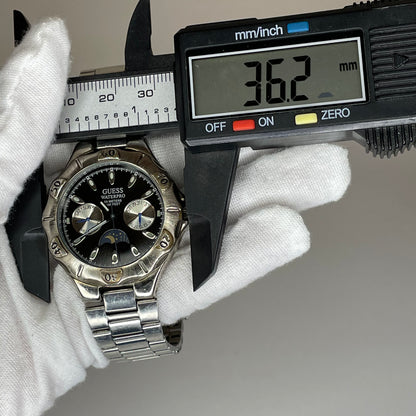 Reloj Guess Waterpro Multifunción Day-Date 1996 Moonphase Style 35mm