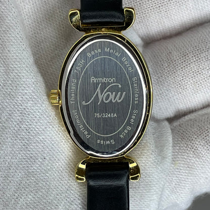 Reloj Armitron Diamond Now 75/3248A Mujer Cristal Facetado IMPECABLE