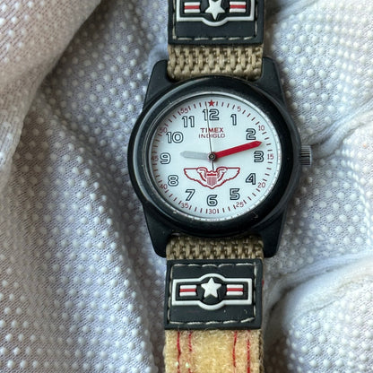 Reloj TIMEX Niño Indiglo Aviador 30mm Años 2000s