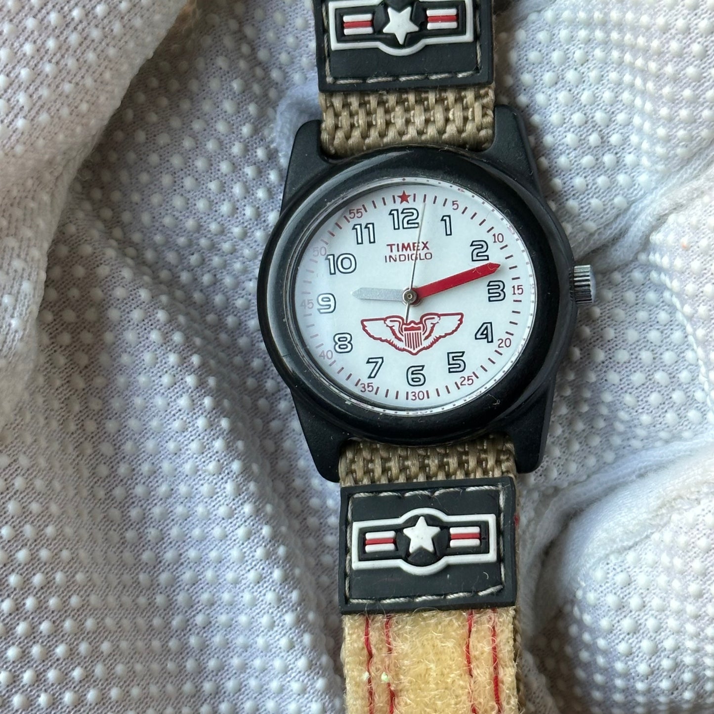 Reloj TIMEX Niño Indiglo Aviador 30mm Años 2000s