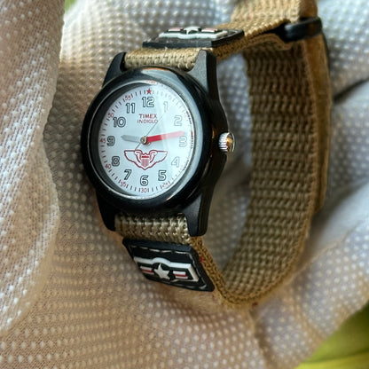 Reloj TIMEX Niño Indiglo Aviador 30mm Años 2000s