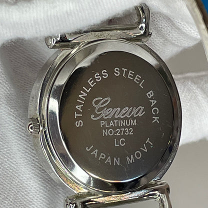 Reloj Geneva Platinum 2732 Blue Cuff Año 2002 Mujer