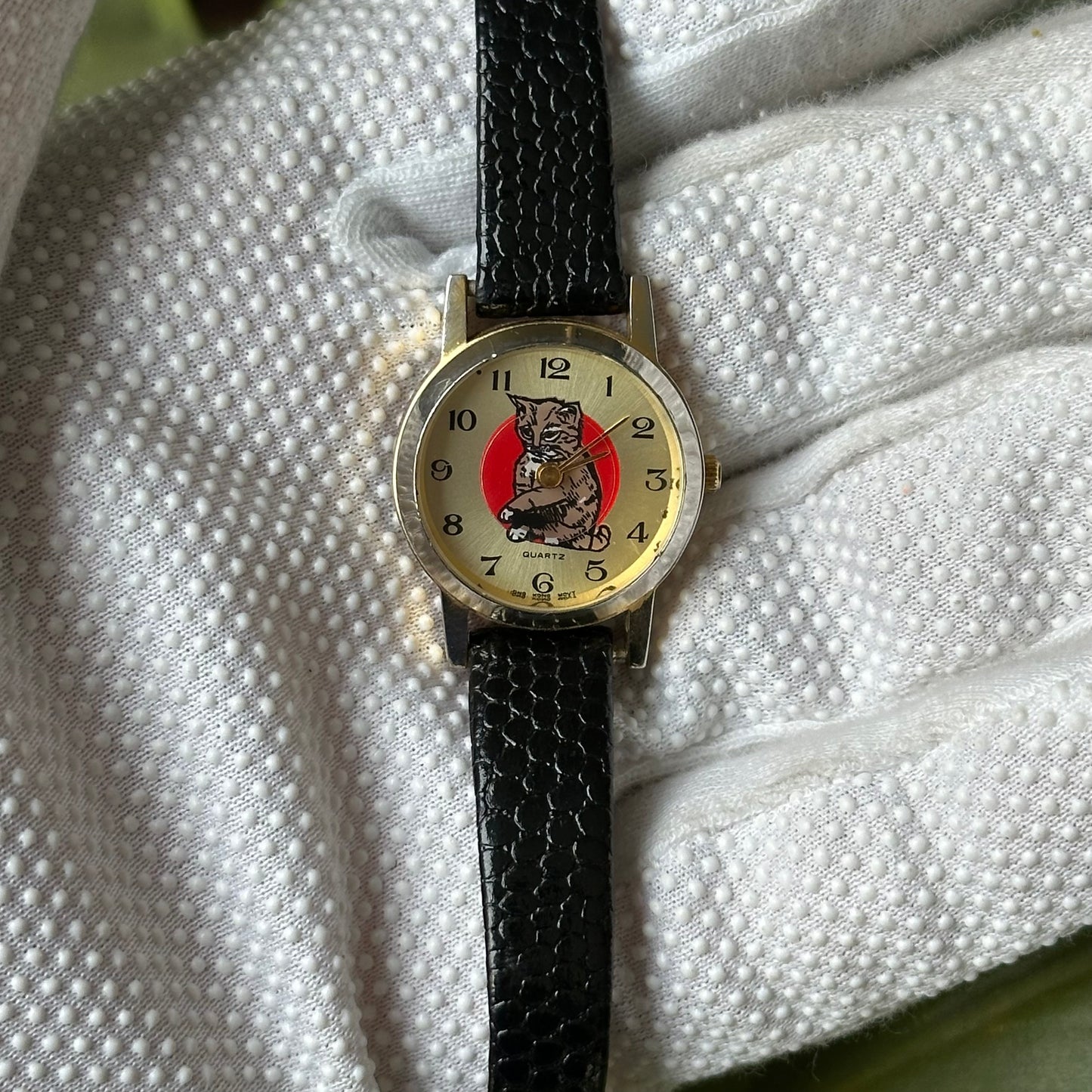Reloj Vintage Mujer Gato-Ratón 1987 Pieza de colección 25mm Speidel