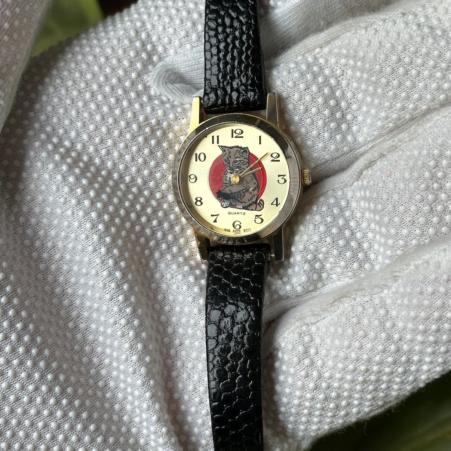 Reloj Vintage Mujer Gato-Ratón 1987 Pieza de colección 25mm Speidel
