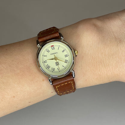Reloj Fossil PR-5002 Mujer Años 90 Numerales Romanos