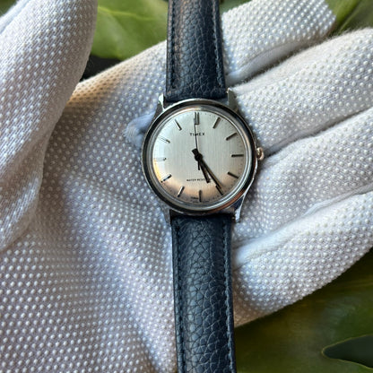 Reloj TIMEX Hombre A Cuerda 1980 Dial Gris 37mm LEER