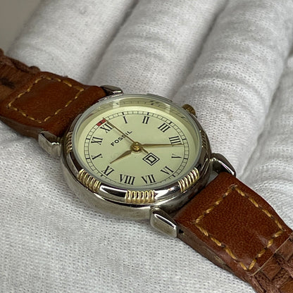 Reloj Fossil PR-5002 Mujer Años 90 Numerales Romanos
